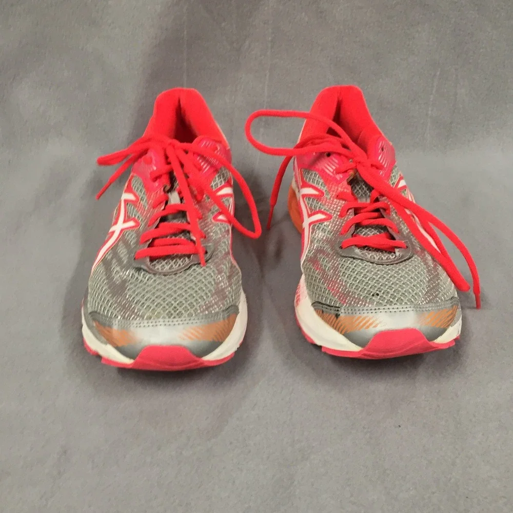 ASICS Gel-Flux 4 Womens Running Shoes Pink‎ Silver Orange T764N Size 9.5